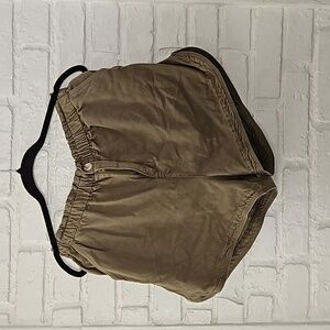 Olive green flowy shorts